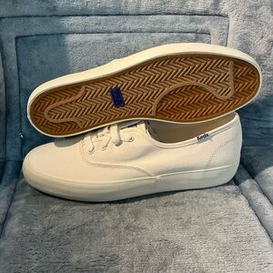 Keds White Canvas Sneakers